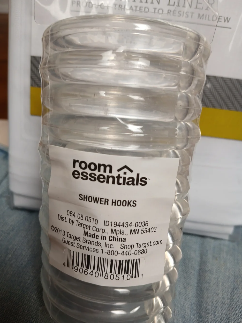 Threshold White Shower Curtain Liner - Medium Weight PEVA